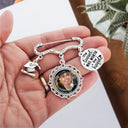 Graduation,Gift For Yourself,Gift For Bestie,Gift For Girlfriend,Gift For Boyfriend,Gift For Sibling,Gifts For Colleagues,Funny - Custom Photo The Tassel Was Worth The Hassle - Personalized Graduation Tassel Pin