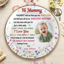New Mom,Gift For Mother,Gift For Women,Happy,Top Market - Custom Photo The World's Best Mommy Belongs To Me - Personalized Ring Dish