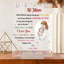 New Mom,Love,Gift For Mother,Photo - Custom Photo The World's Best Mommy Belongs To Me - Personalized Vertical Rectangle Acrylic Plaque