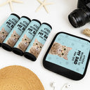 Pet Lovers, Custom Photo, Happy, Travel, Dog Lovers, Cat Lovers - Custom Photo This Belongs To My Mom - Personalized Luggage Handle Wrap