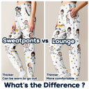 Custom Photo, Happy, Gift For Grandpa, Gift For Grandparents, Gift For Grandma, Gift For Mother, Gift For Father - Custom Photo This Grandpa Grandma Belongs To Kids Pet - Personalized Pajama Pants