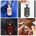 Pet Lovers - Custom Photo This Human Belongs To - Personalized Leather Photo Keychain