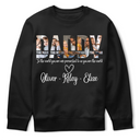 Gift For Father,Happy,Gift For Grandpa - Custom Photo To The World You Are One Person - Personalized T Shirt