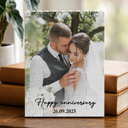Custom Photo, Anniversary, Gift For Couples, Romantic, Dynamic Photo - Custom Photo Together & Forever Couple - Personalized Building Brick Blocks