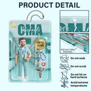 Custom Photo, Art Design, Nurse, Confident, Photo - Toybox Figure - Custom Photo Toybox Figure Nurse Limited Edition - Personalized Acrylic Car Hanger