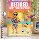 Gift For Husband,Gift For Yourself,Gift For Men,Gift For Father,Gift For Grandpa,Gift For Women,Retirement,Gift For Mother,Gift For Grandma,Gifts For Colleagues,Non-Eng,Photo - Toybox Figure,Humorous - Custom Photo Toybox Figure The Legend Has Retired - Personalized Custom Shaped Acrylic Plaque