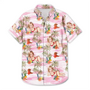 Gift For Yourself,Gift For Women,Gift For Men,Beach,Summer,Funny - Custom Photo Tropical Sexy Pose - Personalized Hawaiian Shirt