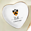 Graduation,Happy - Custom Photo University Logo Graduation - Personalized Ring Dish