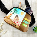 Gift For Yourself,Gift For Women,Travel,Happy,Beach,Gift For Men - Custom Photo Vacay Mode On - Personalized Crossbody Belt Bag