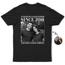 Old Couples,Gift For Husband,Gift For Wife,Gift For Couples,Gift For Boyfriend,Gift For Girlfriend,Love - Custom Photo Vintage Annoying Each Other Since - Personalized T Shirt