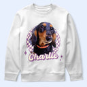 Dog Dad,Dog Lovers,Pet Lovers,Happy,Dog Mom - Custom Photo Vintage Dog Cat Pet - Personalized T Shirt