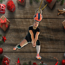 Gift For Yourself,Gift For Women,Gift For Men,Happy,Christmas,Custom Photo,Photo Hobby Ornament - Custom Photo Volleyball Player Team - Personalized Acrylic Photo Ornament
