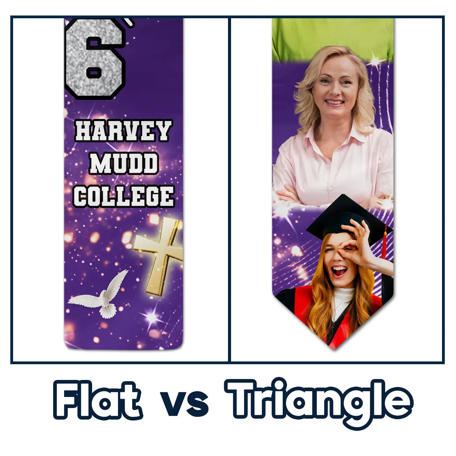 Family, Memorial, Gift For Yourself, Gift For Women, Gift For Men - Custom Photo Walking Beside You Every Step Of The Way - Personalized Stoles