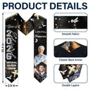 Family, Memorial, Gift For Yourself, Gift For Women, Gift For Men - Custom Photo Walking Beside You Every Step Of The Way - Personalized Stoles