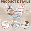 Sentimental,Custom Photo,Family,Wedding,Upload Full Photo - Custom Photo Walking With You Today And Always - Personalized Brooch