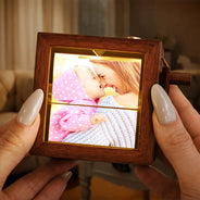 Love,Gift For Mother,Mom,Daughters,Children,Sons,Gift For Grandma - Custom Photo We Love You Mom Grandma - Personalized Flipbook Frame Animation Machine