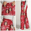 Engaged,Gift For Husband,Gift For Wife,Gift For Couples,Christmas - Custom Photo We Officially Said Yes - Personalized Pajama Pants