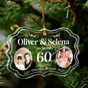 Christmas, Wedding, Gift For Grandparents,  Anniversary - Custom Photo We Still Do Wedding Anniversary Gift - Personalized Medallion Glass Ornament