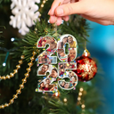 Family,Love,Christmas,Custom Photo - Custom Photo What A Year - Personalized Custom Shaped Acrylic Ornament