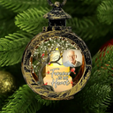 Sad, Memorial, Custom Photo - Custom Photo When You Miss Me Have No Fear - Personalized Candlelight Lantern Ornament