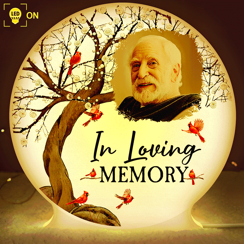 Sad,Memorial,Custom Photo - Custom Photo When You Miss Me Have No Fear - Personalized Custom Shaped Light Box