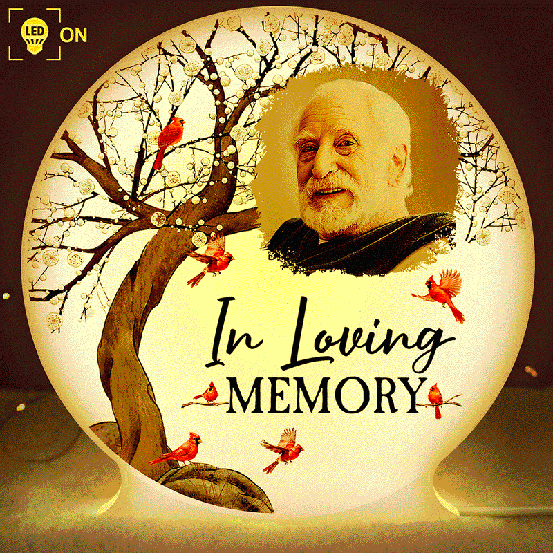 Sad,Memorial,Custom Photo - Custom Photo When You Miss Me Have No Fear - Personalized Custom Shaped Light Box