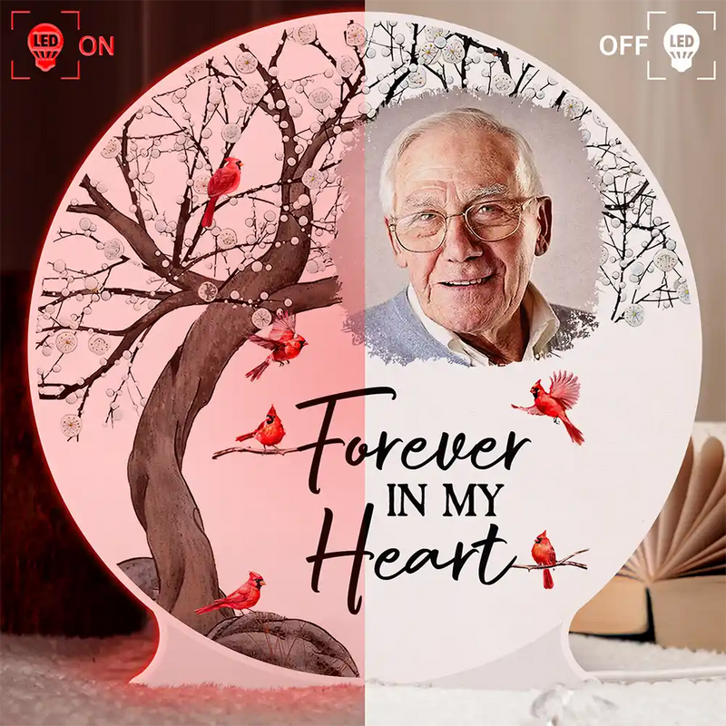 Sad,Memorial,Custom Photo - Custom Photo When You Miss Me Have No Fear - Personalized Custom Shaped Light Box