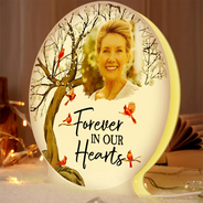 Sad,Memorial,Custom Photo - Custom Photo When You Miss Me Have No Fear - Personalized Custom Shaped Light Box