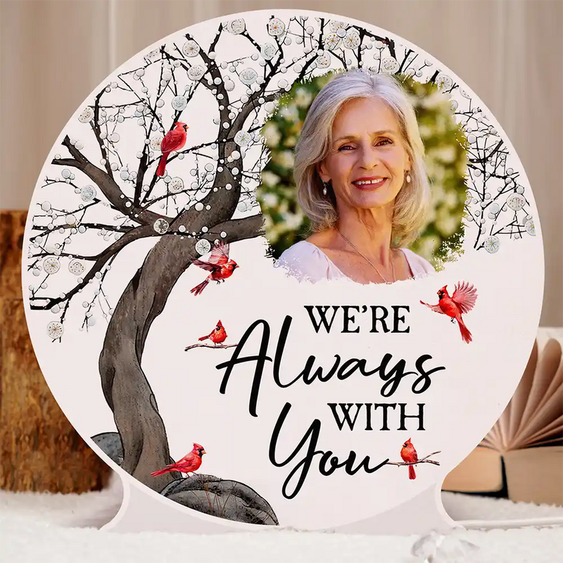 Sad,Memorial,Custom Photo - Custom Photo When You Miss Me Have No Fear - Personalized Custom Shaped Light Box