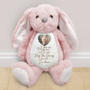Memorial,Family,Gift For Grandparents,Parents,Sad - Custom Photo When You Miss Me Have No Fear - Personalized Soft Toy Bunny
