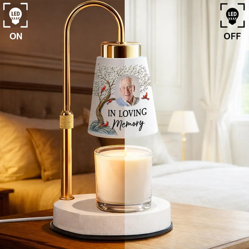 Memorial, Family, Custom Photo, Love - Custom Photo When You Miss Me Have No Fear Memorial - Personalized Truncated Cone Candle Warmer