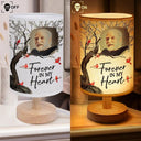 Memorial, Gift For Grandparents, Parents, Gift For Sibling, Family - Custom Photo When You Miss Me Have No Fear Memorial - Personalized Fabric Lamp