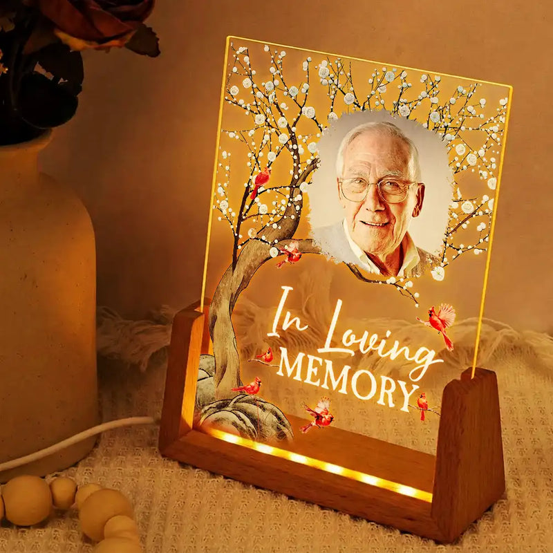 Memorial,Family,Sad,Love,Custom Photo - Custom Photo When You Miss Me Have No Fear Memorial - Personalized Night Light