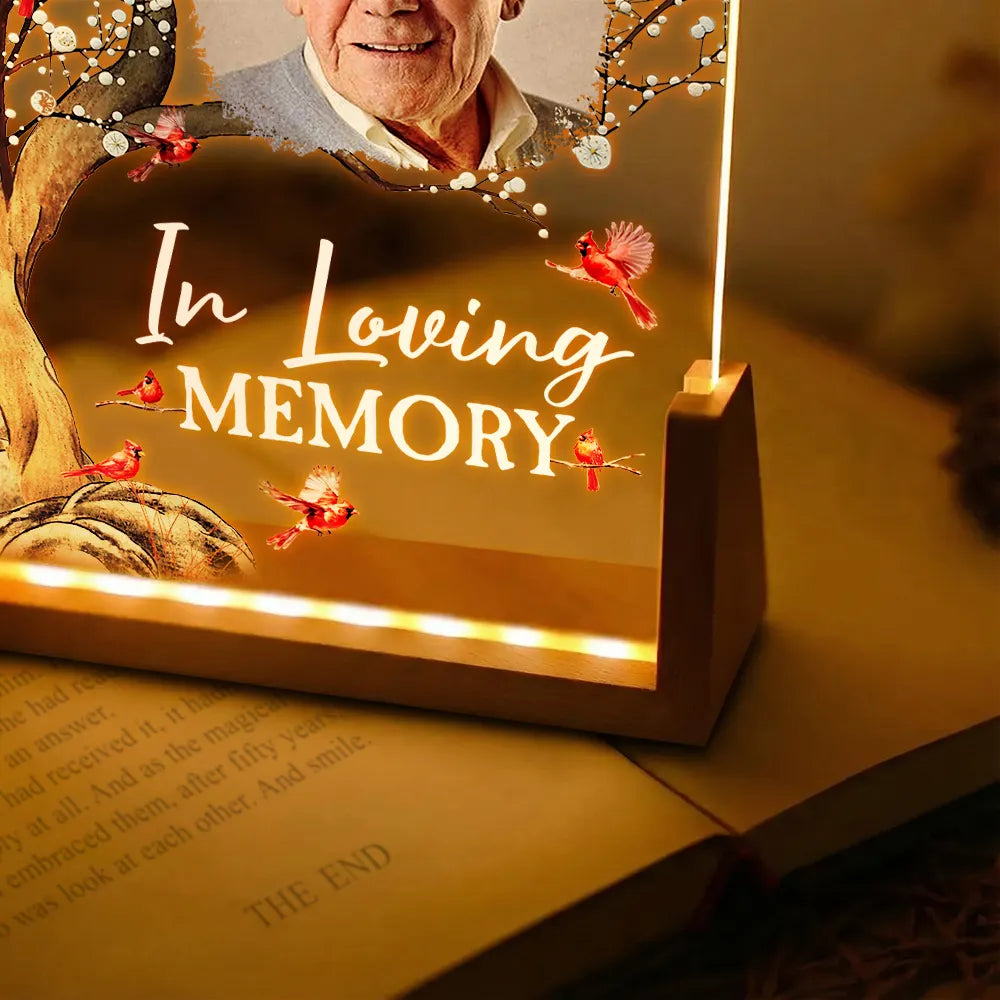Memorial,Family,Sad,Love,Custom Photo - Custom Photo When You Miss Me Have No Fear Memorial - Personalized Night Light