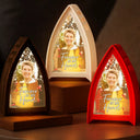 Memorial, Family, Parents, Gift For Grandparents, Sad - Custom Photo When You Miss Me Have No Fear Memorial - Personalized Tabletop Lantern Light