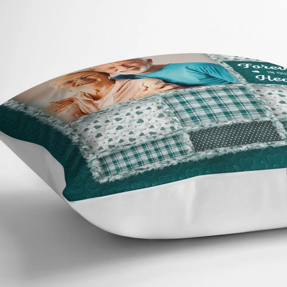 Family, Custom Photo, Memorial, Sad, Gift For Women, Christmas - Custom Photo When You Really Miss Me Hug This Pillow - Personalized Pillow