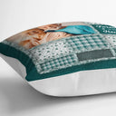 Family, Custom Photo, Memorial, Sad, Gift For Women, Christmas - Custom Photo When You Really Miss Me Hug This Pillow - Personalized Pillow