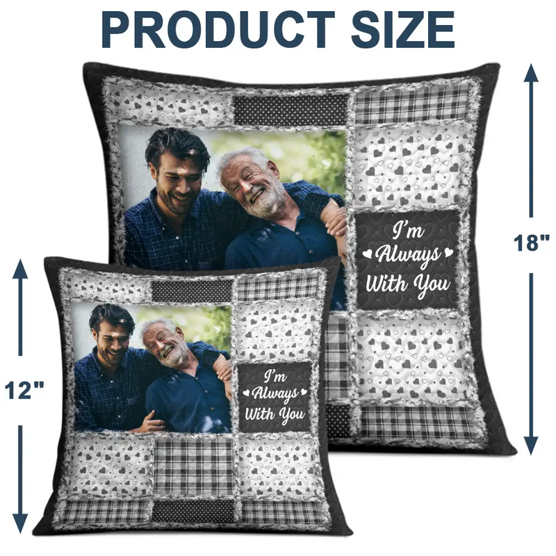 Family, Custom Photo, Memorial, Sad, Gift For Women, Christmas - Custom Photo When You Really Miss Me Hug This Pillow - Personalized Pillow