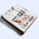 Gift For Father, Happy, Custom Photo - Custom Photo World's Greatest Farter I Mean Father - Personalized T Shirt