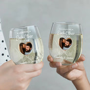 Gift For Couples,Gift For Husband,Gift For Wife,Love,Custom Photo - Custom Photo You And Me We Got This - Personalized Stemless Wine Glass