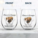 Gift For Couples,Gift For Husband,Gift For Wife,Love,Custom Photo - Custom Photo You And Me We Got This - Personalized Stemless Wine Glass