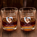 Gift For Couples,Gift For Husband,Gift For Wife,Love,Custom Photo - Custom Photo You And Me We Got This - Personalized Whiskey Glass