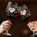 Gift For Couples,Gift For Husband,Gift For Wife,Gift For Boyfriend,Gift For Girlfriend,Love - Custom Photo You And Me We Got This - Personalized Wine Glass