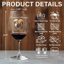 Gift For Couples,Gift For Husband,Gift For Wife,Gift For Boyfriend,Gift For Girlfriend,Love - Custom Photo You And Me We Got This - Personalized Wine Glass