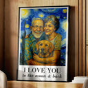 Gift For Couples,Gift For Husband,Gift For Wife,Gift For Boyfriend,Gift For Girlfriend - Custom Photo You And Me We Got This Under Starry Night - Personalized Poster