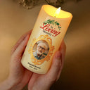 Family,Gift For Women,Gift For Men,Gift For Wife,Gift For Husband,Gift For Mother,Gift For Father,Gift For Brothers,Gift For Sisters,Gift For Son,Gift For Daughter,Custom Photo,Sad,Christmas,Memorial - Custom Photo You Are Always By My Side - Personalized Flameless LED Candle