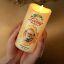 Family,Gift For Women,Gift For Men,Gift For Wife,Gift For Husband,Gift For Mother,Gift For Father,Gift For Brothers,Gift For Sisters,Gift For Son,Gift For Daughter,Custom Photo,Sad,Christmas,Memorial - Custom Photo You Are Always By My Side - Personalized Flameless LED Candle