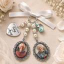 Sentimental,Custom Photo,Family,Wedding,Upload Full Photo - Custom Photo You Are Always In My Heart - Personalized Photo Bouquet Charm