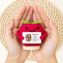 Family - Custom Photo You Are My Sunshine - Personalized Doll Crochet With Custom Card