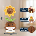 Family - Custom Photo You Are My Sunshine - Personalized Doll Crochet With Custom Card